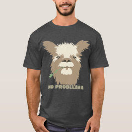 Camiseta No hay problema de llama