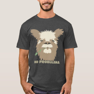 Camiseta No hay problema de llama