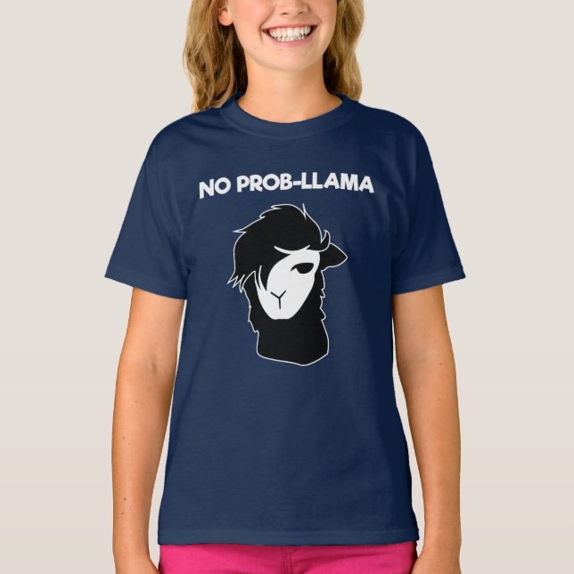 Camiseta No hay problema de llamas (Anverso)
