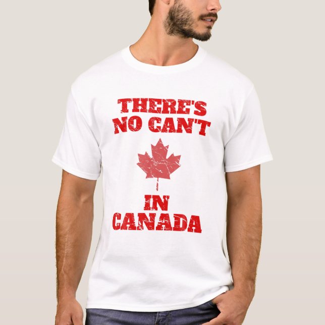 Camiseta No hay problema en CANADÁ, Canadá (Anverso)