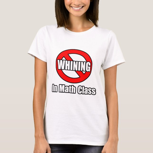 Camiseta No Hay Quebrantamientos En La Clase Math (Anverso)