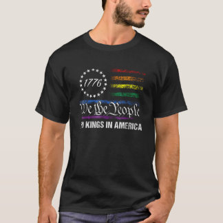 Camiseta No Hay Reyes En América Nosotros El Pueblo Bandera