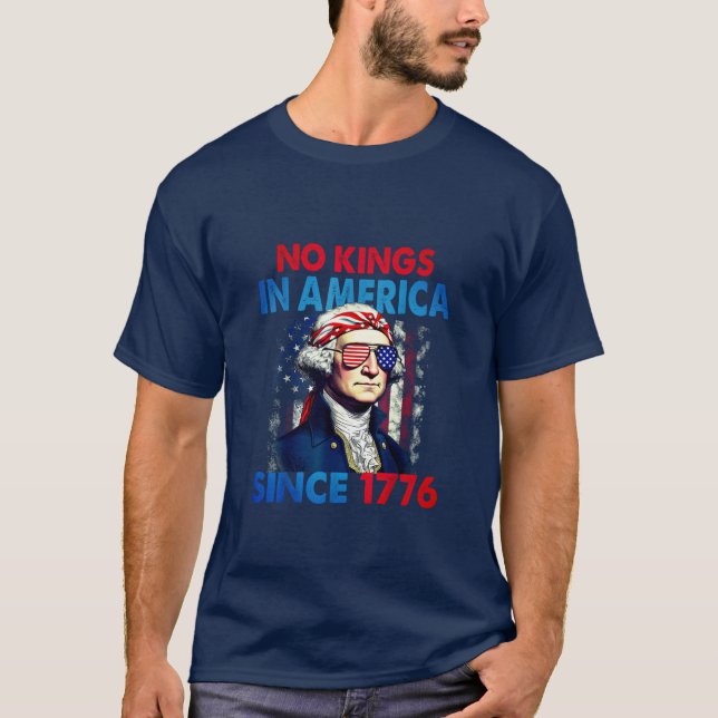 Camiseta No hay reyes en Estados Unidos (Anverso)