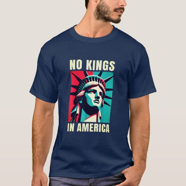 Camiseta No hay reyes en Estados Unidos (Anverso)