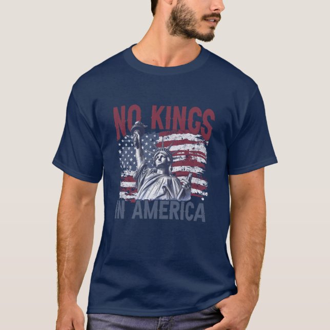 Camiseta No hay reyes en Estados Unidos (Anverso)