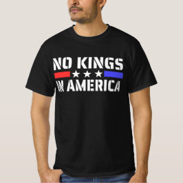 Camiseta No hay reyes en Estados Unidos - Antimonarquía