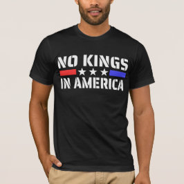 Camiseta No hay reyes en Estados Unidos - Antimonarquía