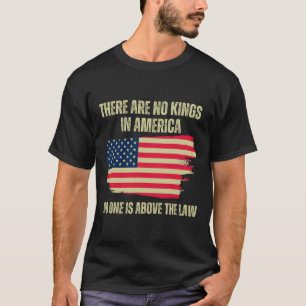 Camiseta No Hay Reyes En Estados Unidos Bandera Estadounide