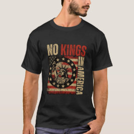 Camiseta No hay reyes en Estados Unidos - Grunge patriótico