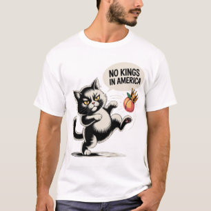 Camiseta No hay reyes en Estados Unidos, patada de gato eno
