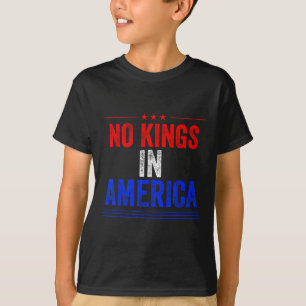 Camiseta No hay reyes en la bandera de Estados Unidos prote