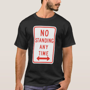 Camiseta No hay Rótulo permanente de advertencia, Introvert