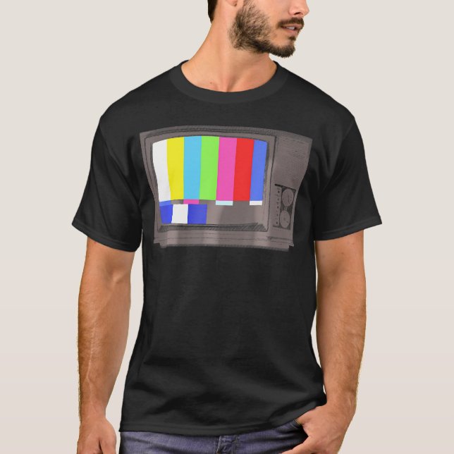Camiseta No Hay Señal De Televisión De 70 Años 80 Graciosa  (Anverso)