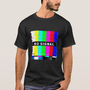 Camiseta No hay señal de televisión fuera de la onda de vap