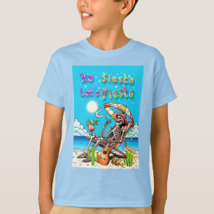 Camiseta No hay siesta, vamos a hacer la fiesta