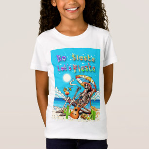 Camiseta No hay siesta, vamos a hacer la fiesta