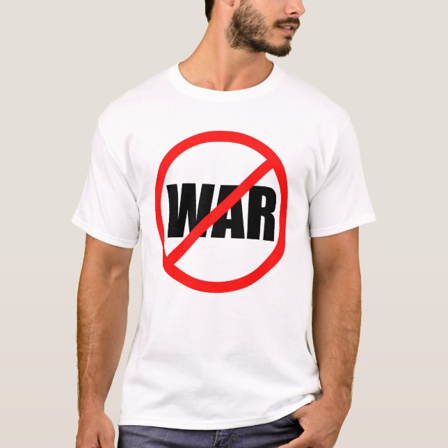 Camiseta No hay símbolo de guerra (Anverso)