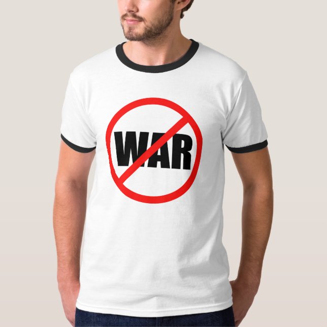 Camiseta No hay símbolo de guerra (Anverso)