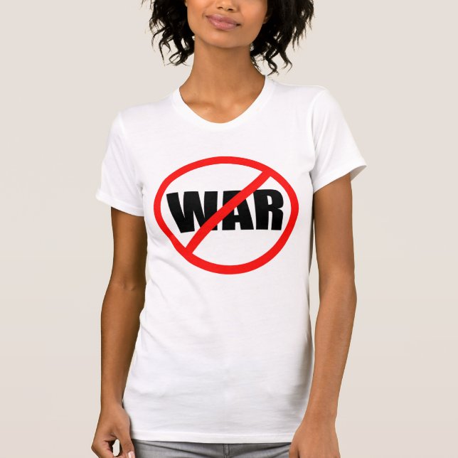 Camiseta No hay símbolo de guerra (Anverso)