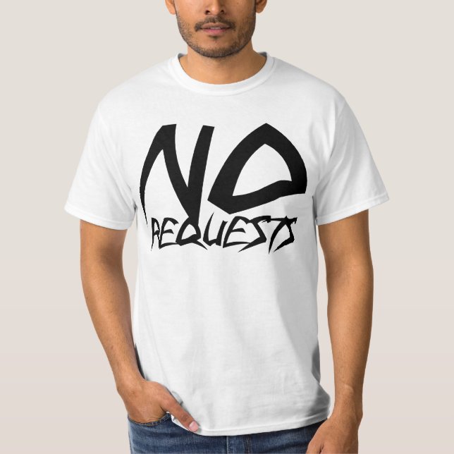 Camiseta No hay solicitudes (Anverso)