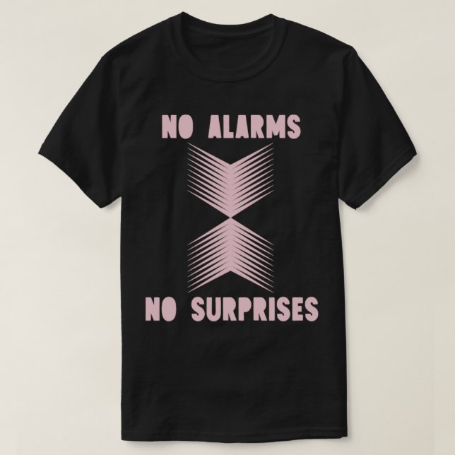 Camiseta No hay sorpresas rosas (Diseño del anverso)