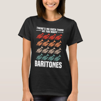 Camiseta No hay tal cosa que el jugador Baritone Baritone R