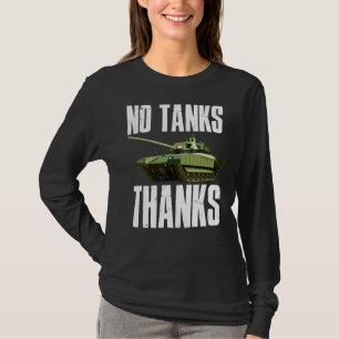Camiseta No hay tanques gracias