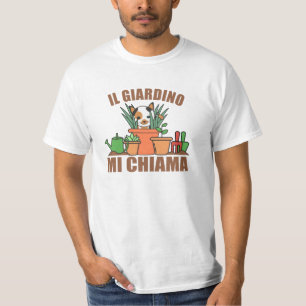 Camiseta No hay tiempo en que el jardín llame a un jardiner