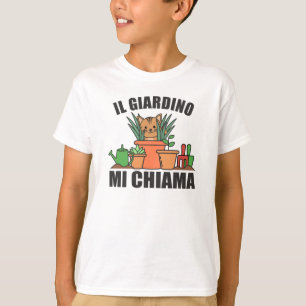 Camiseta No hay tiempo en que el jardín llame a un jardiner