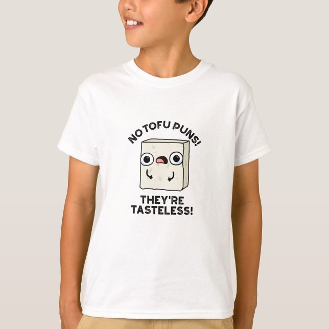 Camiseta No hay tofu, son un divertido bollo de comida. (Anverso)