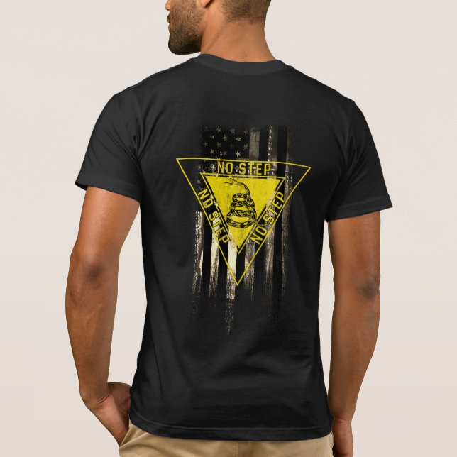 CAMISETA NO HAY UN PASO ADVIRTIENDO AVIACIÓN MILITAR DE SNA (Reverso)