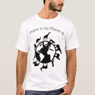 Camiseta No hay un planeta B sobre los derechos de los anim