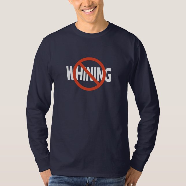 Camiseta No hay un texto blanco brillante (Anverso)