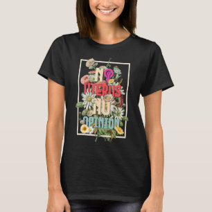 Camiseta No hay útero, no hay opinión de la feminista femin