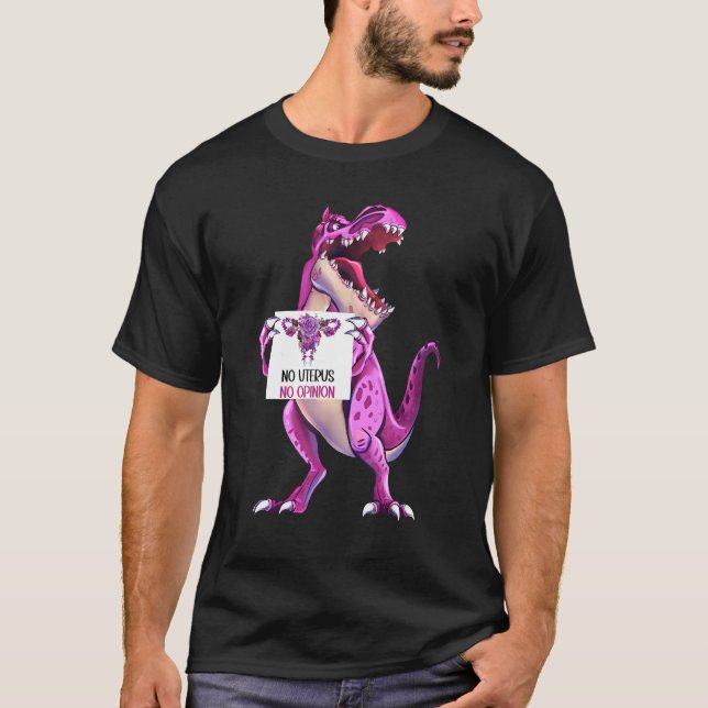 Camiseta No hay útero, no hay opinión sobre los derechos de (Anverso)