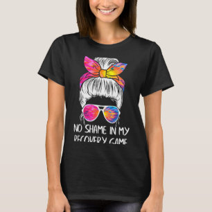 Camiseta No Hay Vergüenza En Mi Juego De Recuperación Sobri
