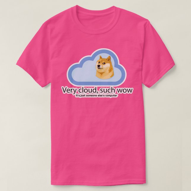 Camiseta No hay versión de Doggo en la nube (Diseño del anverso)
