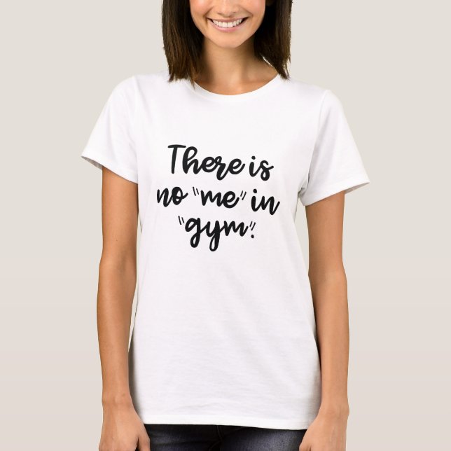 Camiseta No Hay Yo En Gimnasio (Anverso)