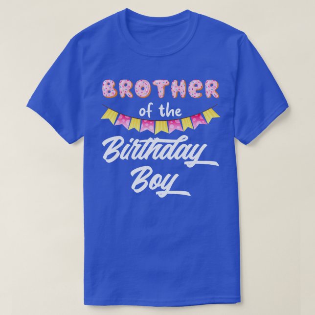 Camiseta No Hermano Del Niño De Cumpleaños (Diseño del anverso)