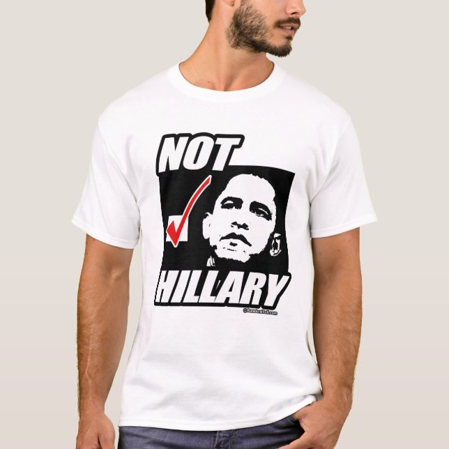 Camiseta No Hillary para el presidente (Anverso)