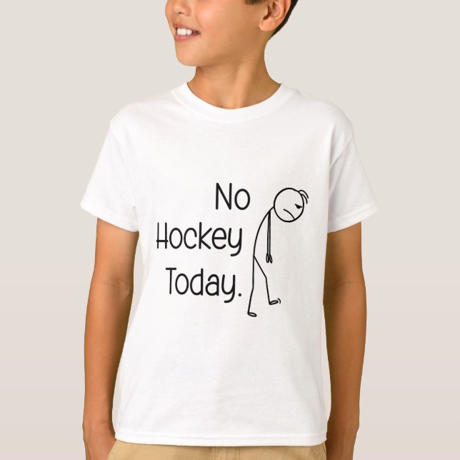 Camiseta No Hockey Today Funny Ice Rink Vibe Stick And Skat (Anverso)