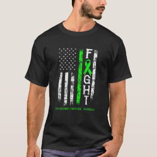 Camiseta No Hodgkin Lymphoma Guerrero Bandera Estadounidens