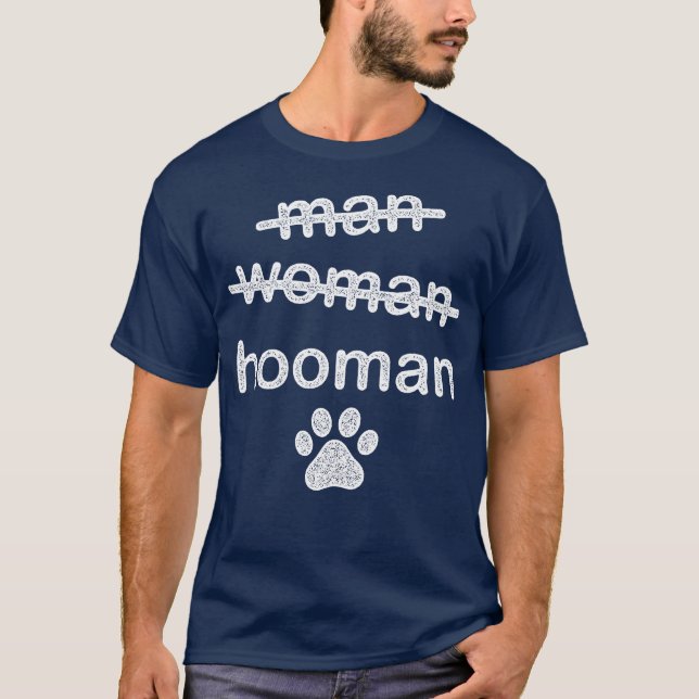 Camiseta No hombre o mujer: Hooman (Anverso)