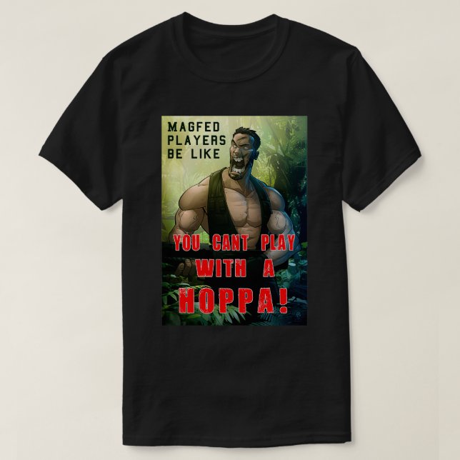 CAMISETA NO HOPPA (Diseño del anverso)