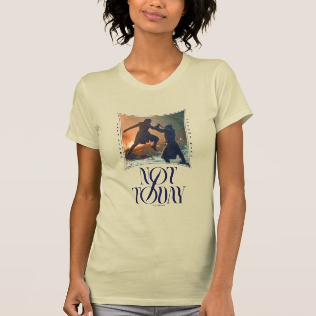 Camiseta "No Hoy" Arya Stark Vs. El Rey Nocturno (Anverso)