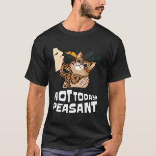 Camiseta No Hoy Campesino Gato Bengal Bohemio