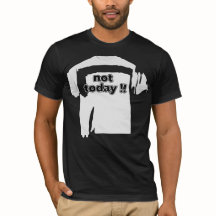 No Hoy Cita Divertida y Negrita en Blanco y Negro