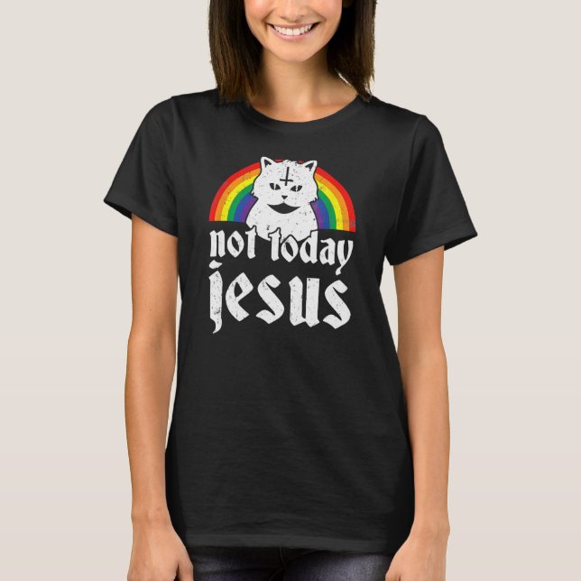 Camiseta No hoy el concierto de Gótico satánico de Jesús Ar (Anverso)