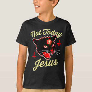 Camiseta No Hoy Jesús Ama A Satanás La Cruz De La Muerte De