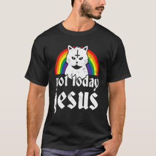 Camiseta No Hoy Jesús Concierto Gótico de Gato Satánico Arc